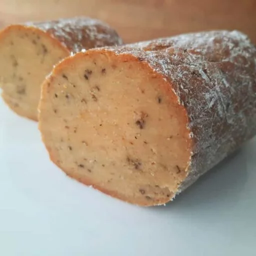 Vegan Garlic salami