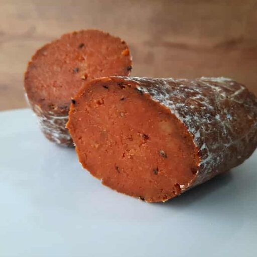 Saucisson au poivre végé