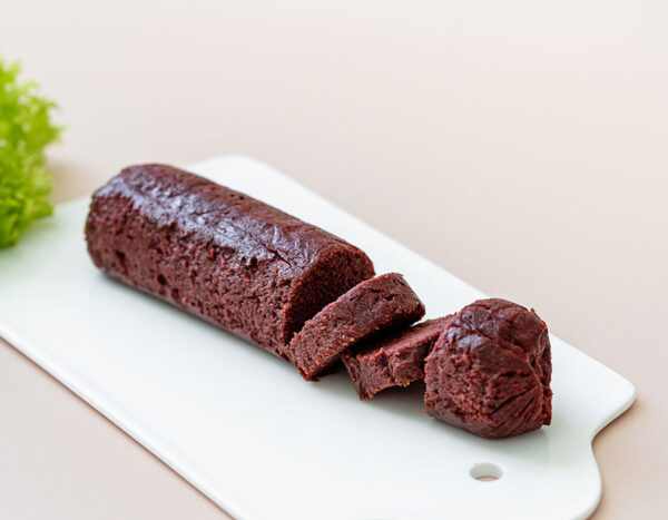 Vegan black boudin