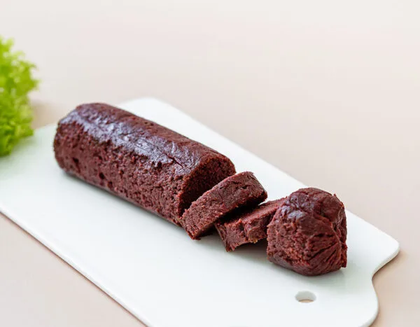 Vegan black boudin