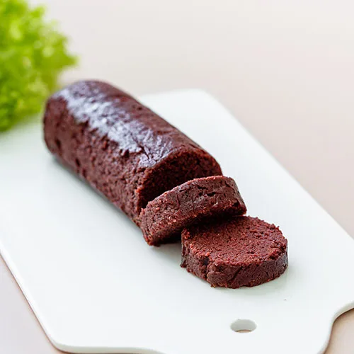 Vegan black boudin