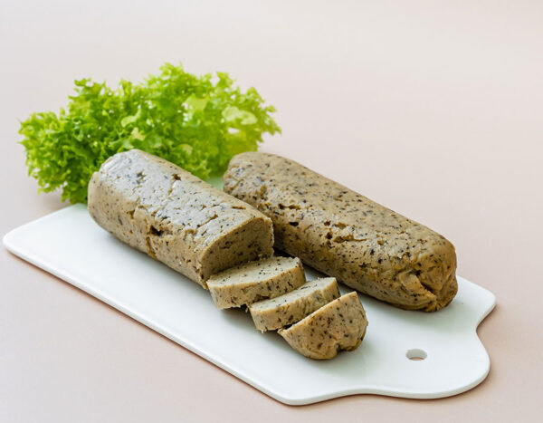 Vegan white sausage