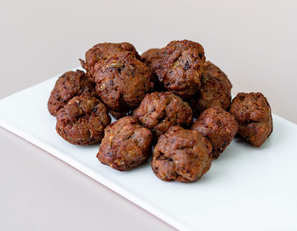 Vegan mini meatballs