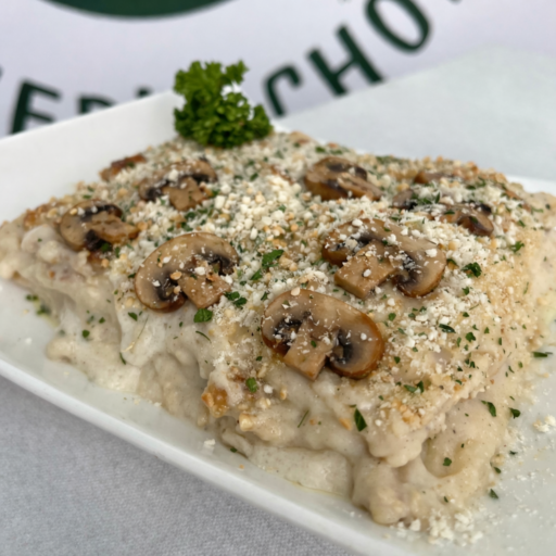 Wild Mushroom and Parmesan lasagna