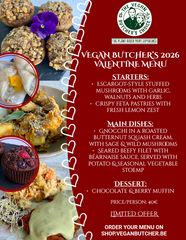 vegan butcher 2026 valentine menu