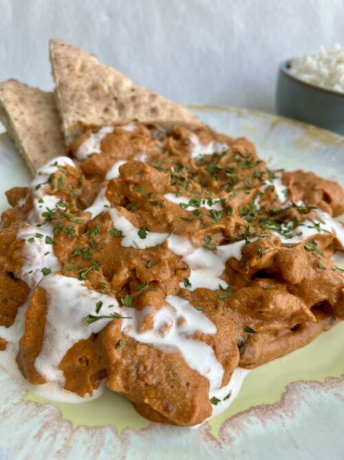 Vegan butter chickn